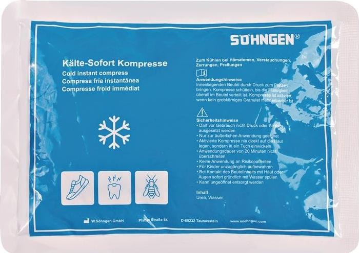 Actual product image Söhngen Instant cold compress 1003981 21x15cm 48pcs (1003981)
