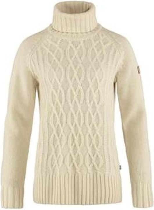 Actual product image Fjällräven Women's Övik Cable Knit Roller Neck (XL)