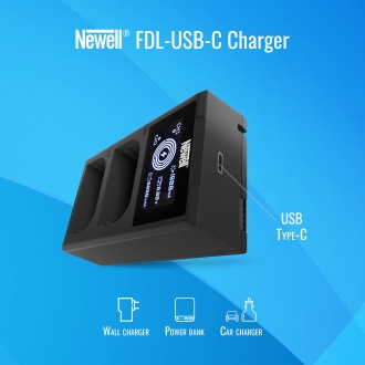 Actual product image Newell charger FDL-USB-C Dual-Channel Sony NP-FZ100 (Charger)