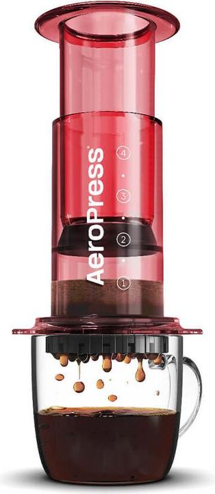 Image du produit Aeropress Coffee Maker, Clear Red (0.28 l)