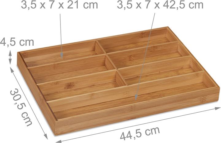 Image du produit Relaxdays Besteckkasten