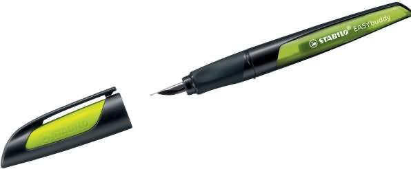 Actual product image STABILO EASYbuddy school fountain pen with standard nib (Black, Yellow, 1 x)