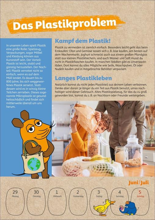 Image du produit Harenberg Schütze die Erde mit der Maus Wochenkalender 2026 (Couverture rigide, Allemand)