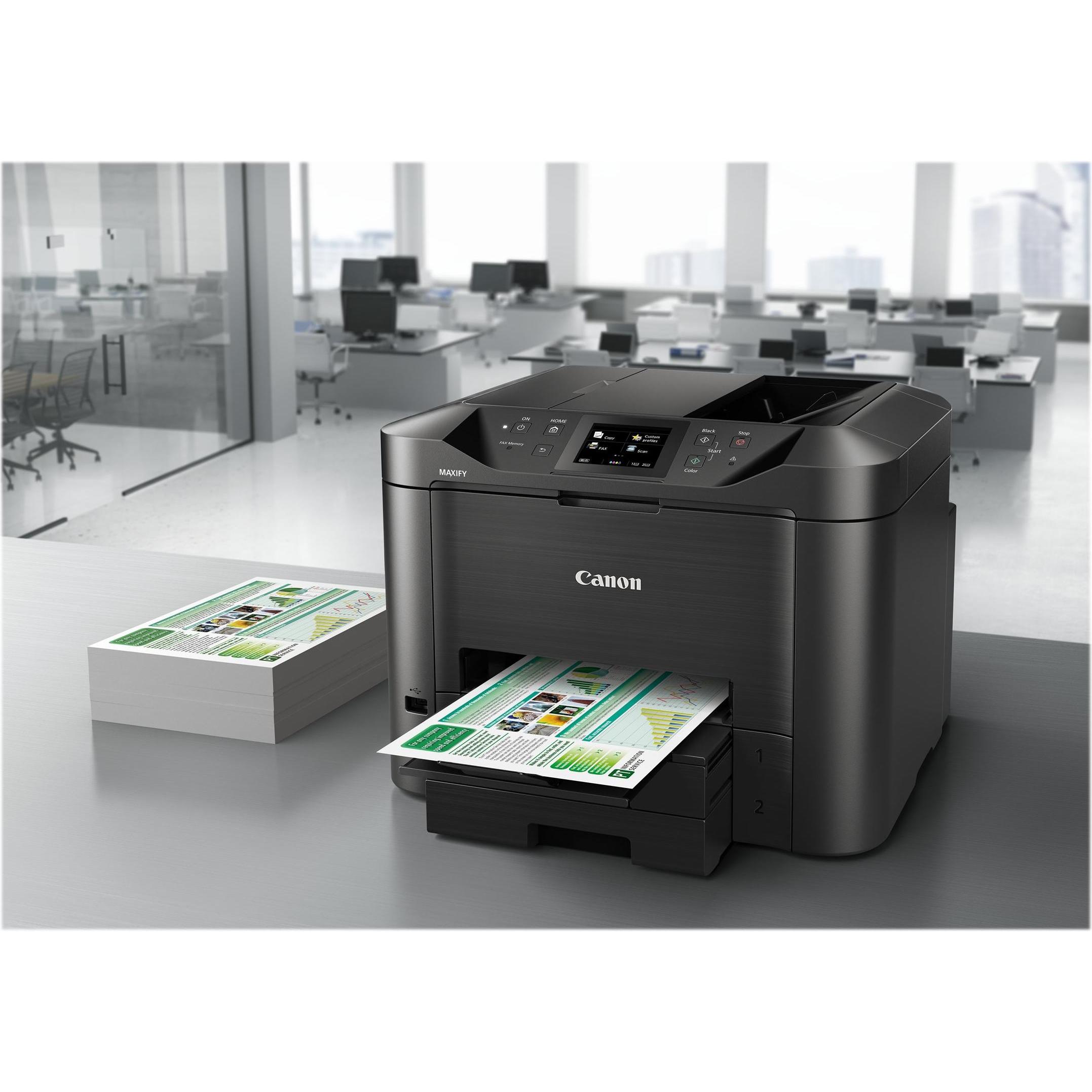 Canon Mb5450 Maxify (Tintenpatrone, Farbe), Drucker, Schwarz