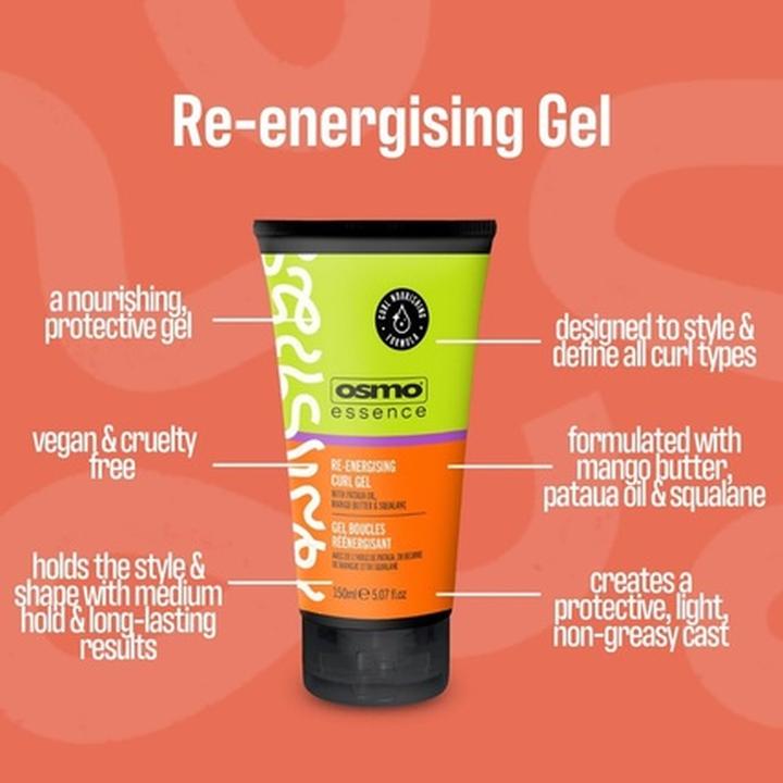 Image du produit essence Osmo Re-Energizing Curl Defining Gel 150ml (Gel coiffant, 150 ml)