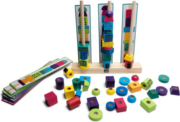 Actual product image BS Wooden stacking towers