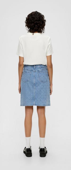 Produktbild s.Oliver Rock Jeansrock mit Logo-Muster (46)