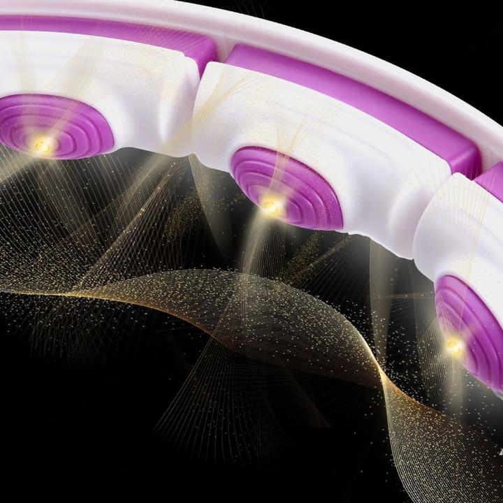 Actual product image HMS Hhm17 Hula Hoop White/Purple With Magnets And Weight + Counter