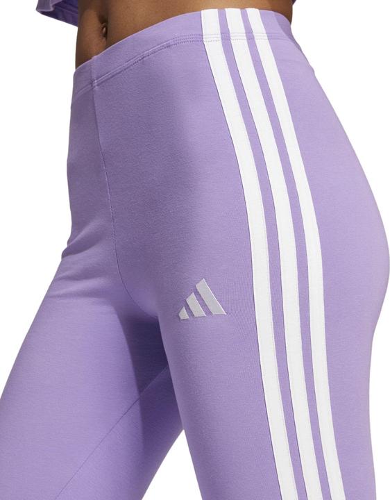 Produktbild Adidas Damen Essentials 3-Stripes Cotton Leggings, Violet Fusion/White, S (S)