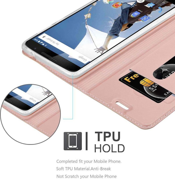 Produktbild Cadorabo Book Classy Style Cover (LG Nexus 6)