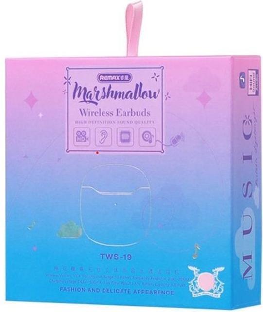 Actual product image Remax Wirelss Earbuds Marshmallow Stereo (black) (5 h, Wireless)