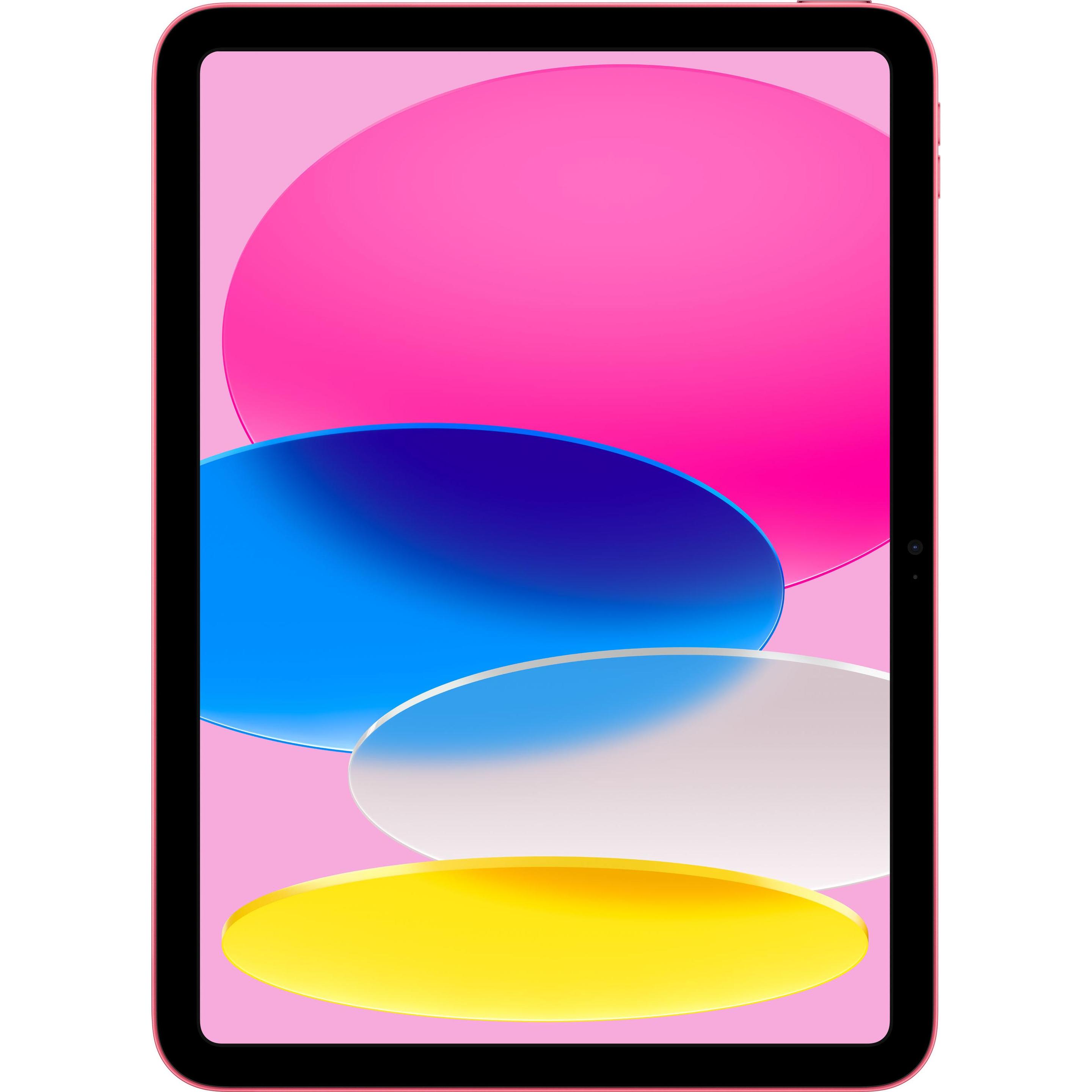 Apple iPad 2022 (10. Gen) inkl. Poweradapter (nur WLAN, 10.90", 256 GB, Pink), Tablet, Rosa