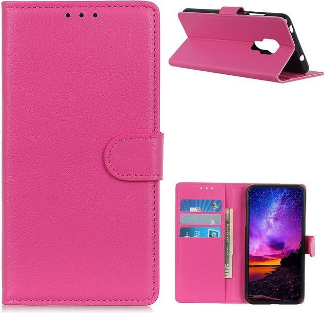 Produktbild MU Classic Litchi Leder Bookcover Series (Motorola Moto G9 Play)