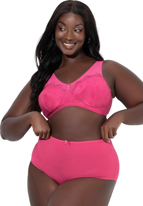 Produktbild Ulla Popken Maxislips, 5er-Pack, Ornamente/einfarbig (58, 5er Pack)