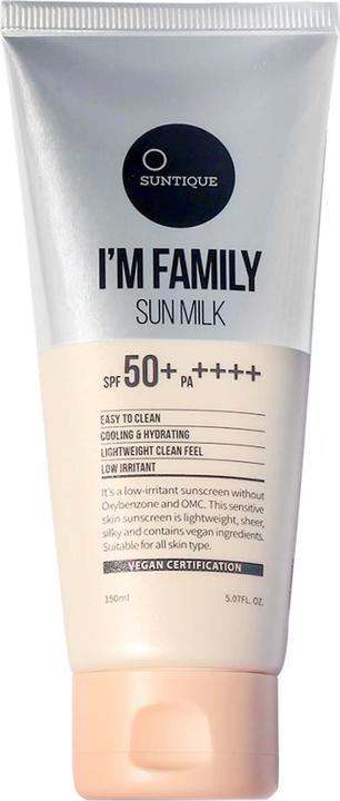 Suntique I'm family sun milk (SPF 50+, 150 ml)
