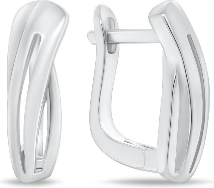 Immagine prodotto Brilio Argento - Orecchini popolari in argento con zirconi EA484W