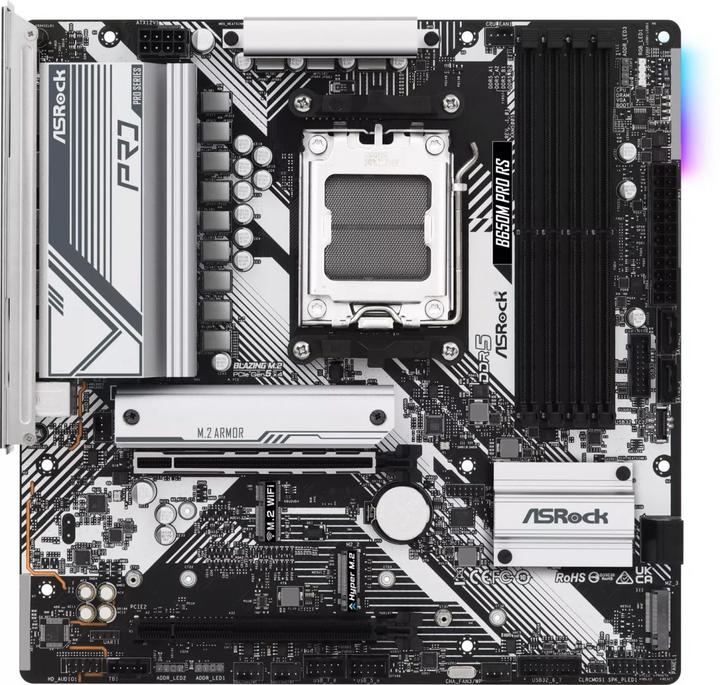 Productafbeelding AsRock B650M PRO RS AM5 detailhandel (AM5, AMD B650, mATX)