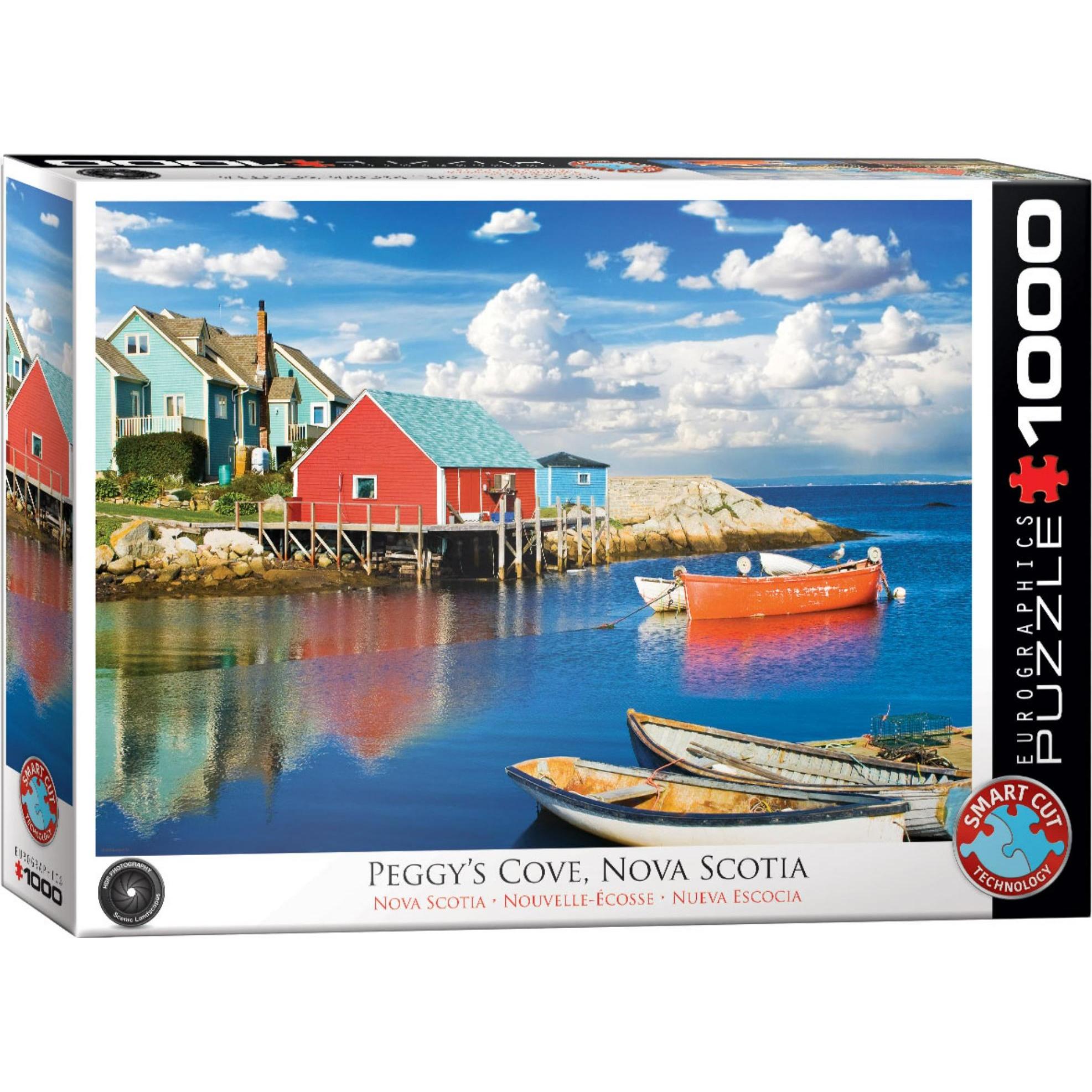 Eurographics Fischerhütten in Peggy's Cove (1000 Teile)