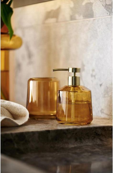 Produktbild Södahl Zahnputzbecher Vintage Bernstein, Glas (12.5 x 10.5 x 10.5 cm)