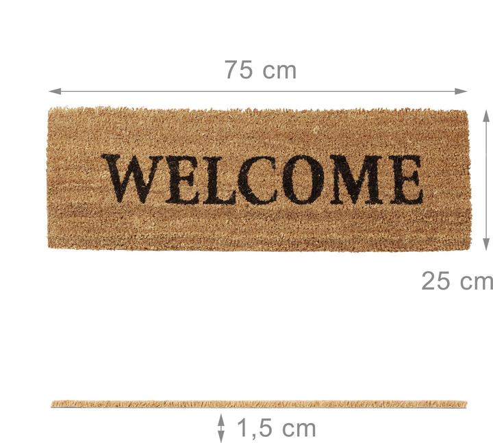 Produktbild Relaxdays Fussmatte (75 x 25 x 1.5 cm)