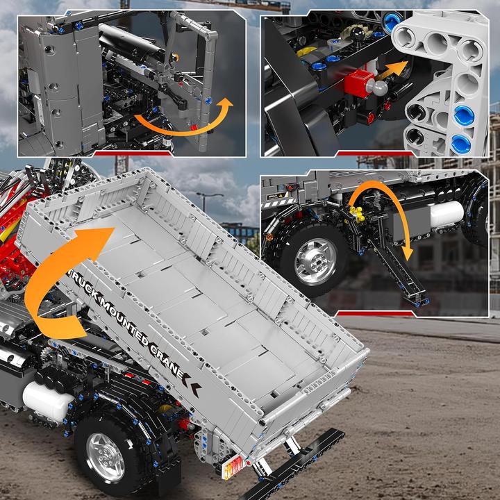Actual product image Mould King Technik LKW-Krantransport