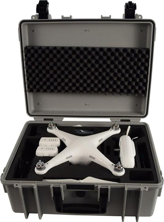 Actual product image B&W International Outdoor.cases Copter.case grey wheels / hardfoam DJI Phantom 2 (Drone case, DJI Phantom 2)