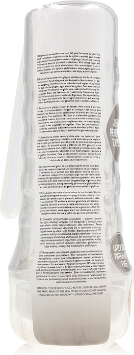 Actual product image RealRock Easy Rider - Pussy Masturbator - Transparent