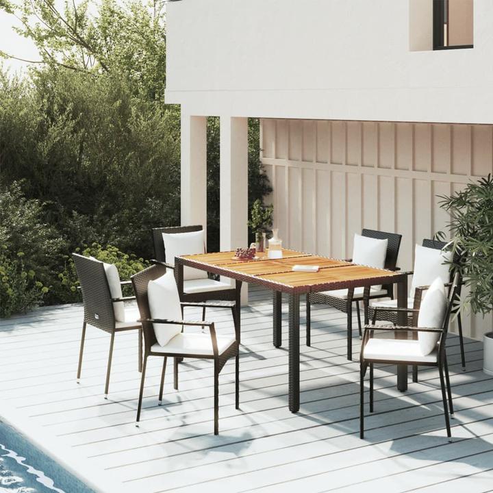 Produktbild vidaXL Garten Essgruppe (150 x 90 x 75 cm)