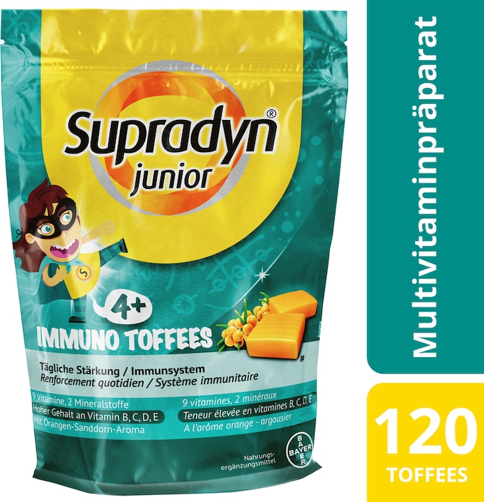 Produktbild Supradyn pro junior immuno Toffees (120 Stück, Toffees, 655 g)