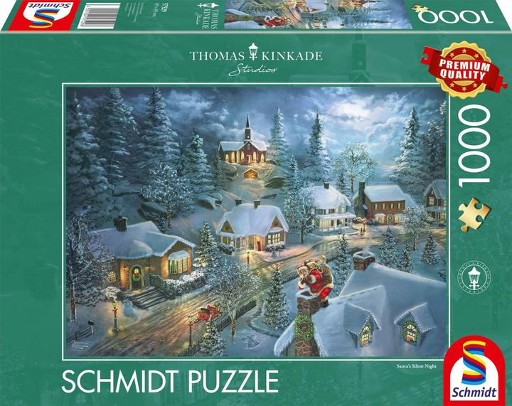 Image du produit Schmidt Spiele Thomas Kinkade Santas Silent Night (1000 pièces)