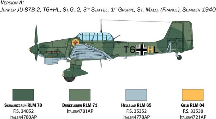 Actual product image 1:48 Junkers JU-87B Stuka Bat.o.Brit.