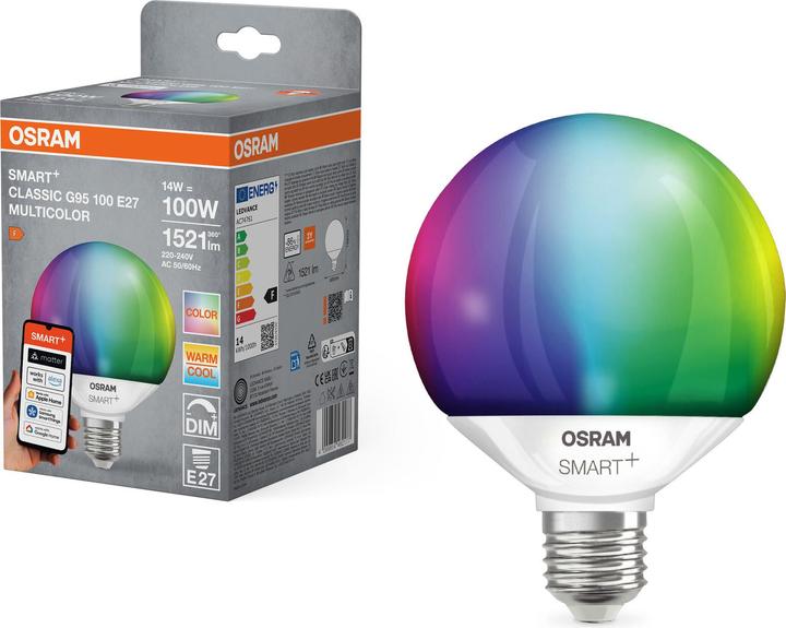 Produktbild Osram Smart+ Matter Classic (E27, 1521 lm, 1x)