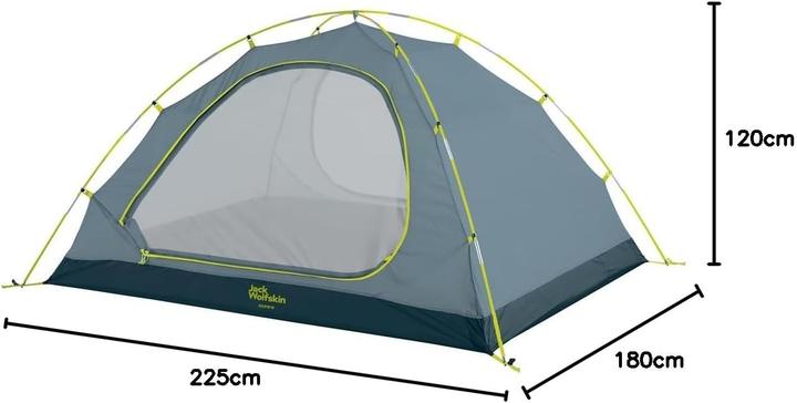 Actual product image Jack Wolfskin Eclipse III (Dome tent, 5.07 kg, 3 persons)