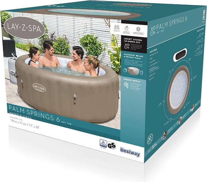 Produktbild Bestway Lay-Z-Spa Palm Springs AirJet (6 Personen)