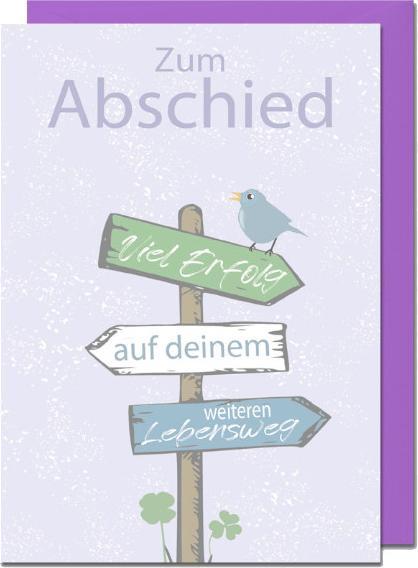 Produktbild Abschiedskarte
