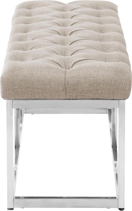 Image du produit CLP Banc Amun Tissu E120, crème (120 cm)