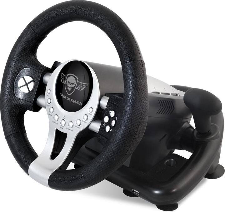 Actual product image Spirit Of Gamer Race Wheel Pro 2 (Xbox Series X, Xbox One S, Xbox Series S, PS3, PC, PS4, Xbox One X)