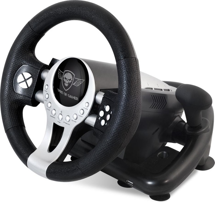 Actual product image Spirit Of Gamer Race Wheel Pro 2 (Xbox Series X, Xbox One S, Xbox Series S, PS3, PC, PS4, Xbox One X)