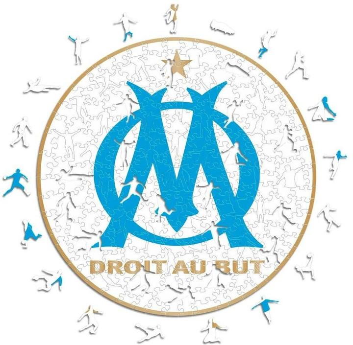 Image du produit Iconic Olympique de Marseille - Logo - Puzzle en bois Taille M (270 pièces) (270 pièces)