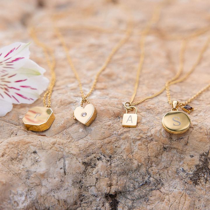 Image du produit Purelei Elegance Medaillon Kette (Acier inoxydable, Acier inoxydable 18K plaqué or rose, Acier inoxydable plaqué or 14 carats)