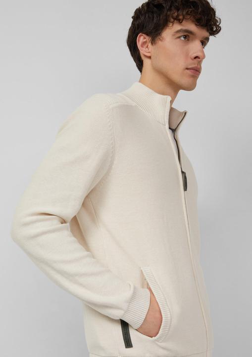 Produktbild s.Oliver Strickjacke Strickjacke im Mustermix mit Troyer-Kragen (S)