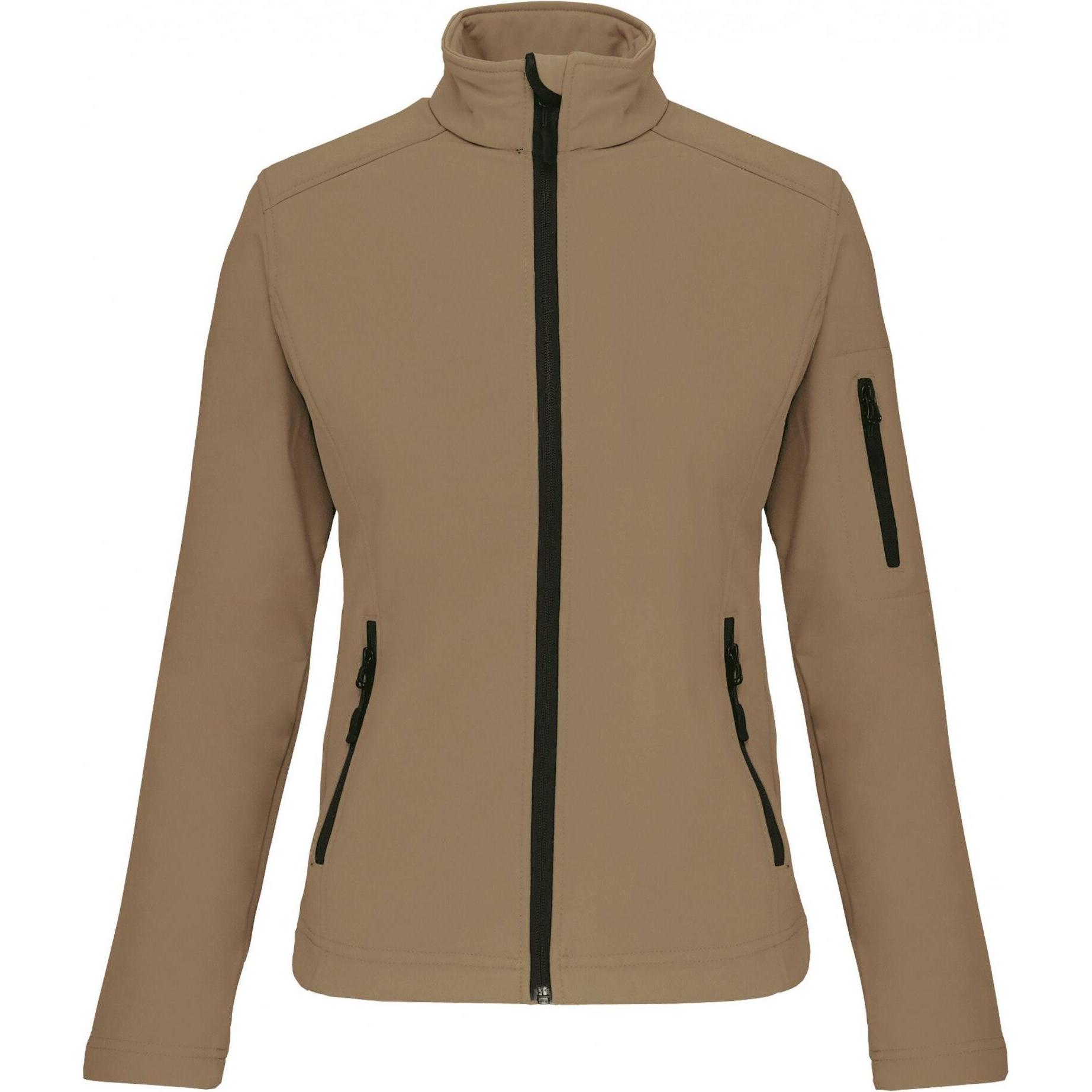 Kariban, Damen, Jacke, Regenjacke für Frauen (M), Braun, M
