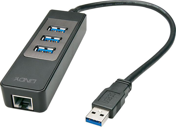 Lindy USB 3.1 Hub (USB-C, 4 Ports)