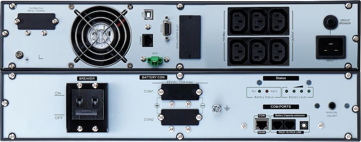 Actual product image APC Easy Ups On-Line Li-Ion Srvl Rt (2000 VA, 1800 W, Online double converter UPS)