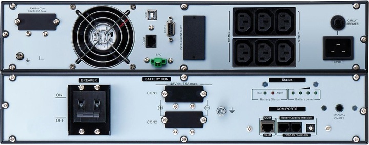 Immagine prodotto APC Easy Ups On-Line Li-Ion Srvl Rt (2000 VA, 1800 W, Doppio convertitore online UPS)