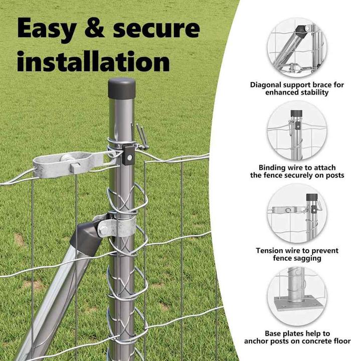 Produktbild vidaXL Outdoor-Zaun
