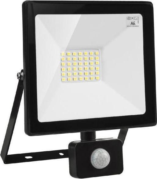 Actual product image Maclean MCE630 NW LED spotlight with motion sensor, slim 30 W, 2400 lm, neutral white (4000 K), IP44, MCE63 (2400 lm, IP44)