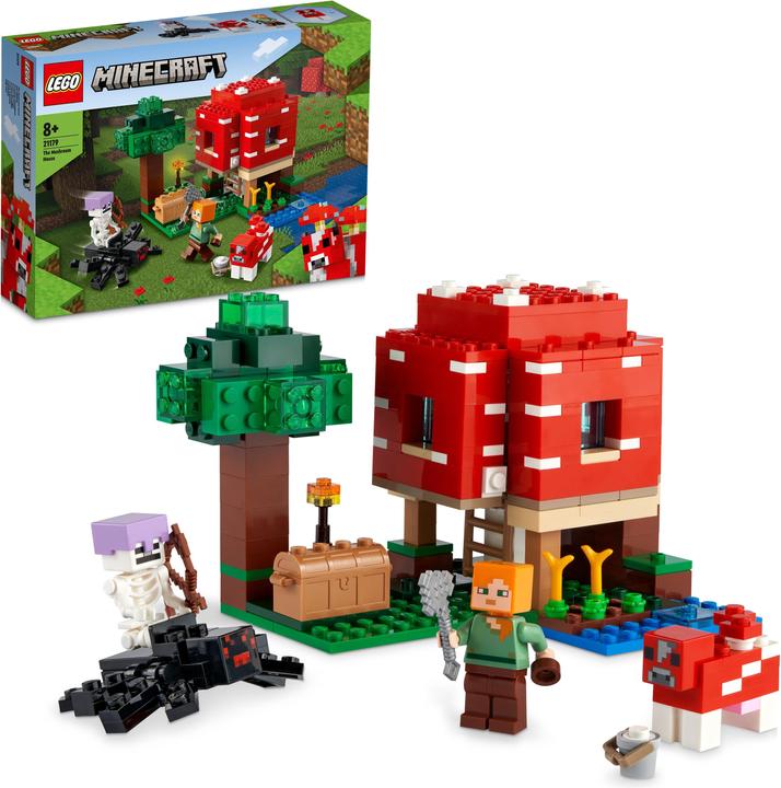 Immagine prodotto LEGO La casa dei funghi (21179, LEGO Minecraft)