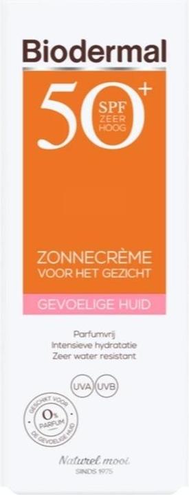 Produktbild Bioderma Biodermal Sonnenschutz für empfindliche Haut - Spf 50 - Sonnenschutz für das Gesicht - 50ml (Sonnencreme, SPF 50, 50 ml)