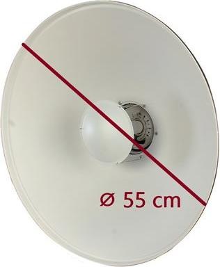 Immagine prodotto Studioking Beauty Dish Bianco SK-BD550W 55 cm per Falcon Eyes (Beauty Dish, 55 cm)